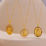 "Our Lady of Grace" Virgin Mary Necklace