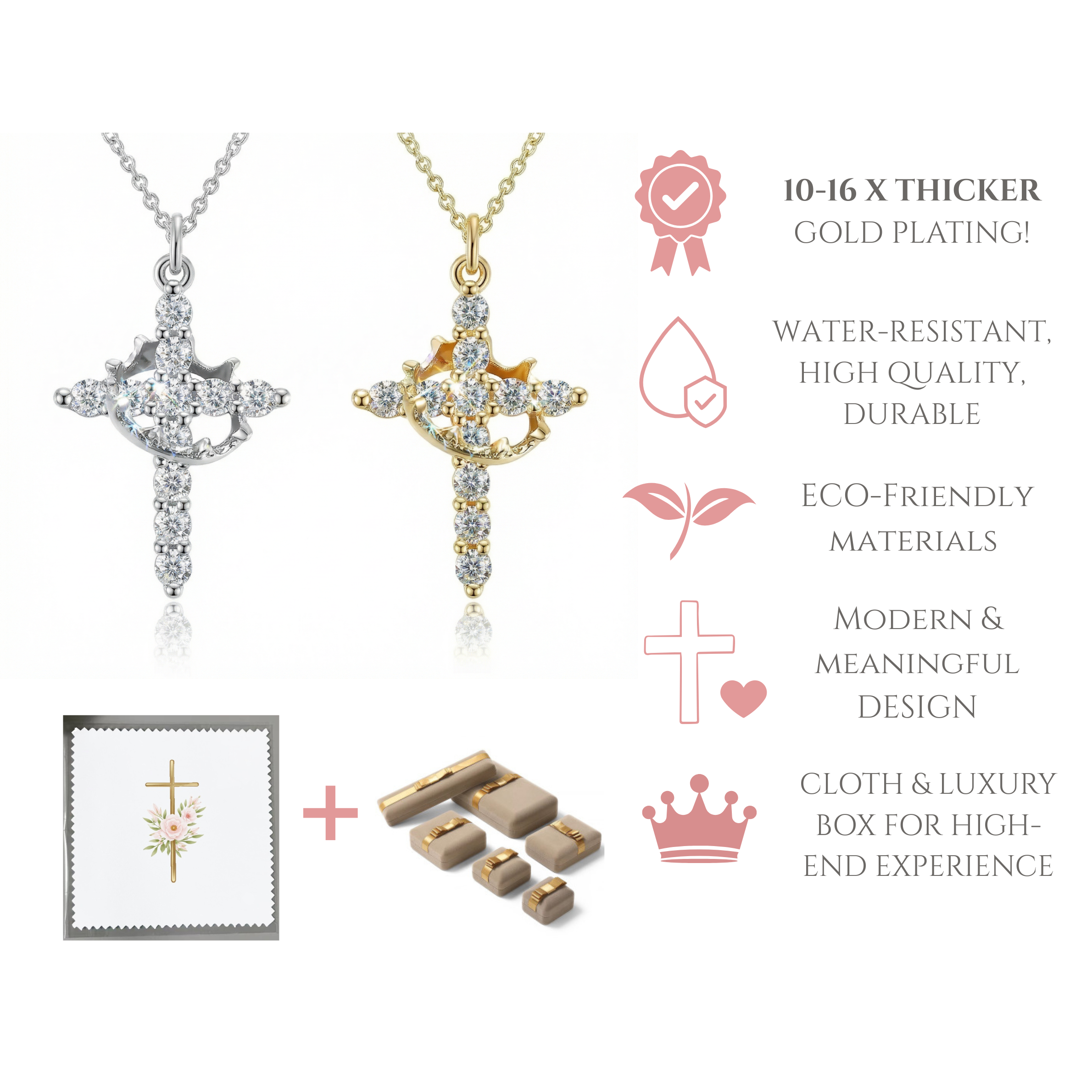 The Royal Daughter Cross Necklace
